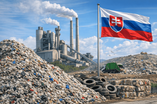 Závod ecorec Slovensko – výroba tuhých alternatívnych palív TAP z odpadu